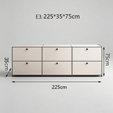 USM Modular Stainless Steel Sideboard | Mid - Century Storage Cabinet | STOOLTOPIA - StoolTopia