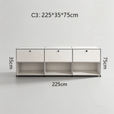 USM Modular Stainless Steel Sideboard | Mid - Century Storage Cabinet | STOOLTOPIA - StoolTopia