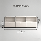 USM Modular Stainless Steel Sideboard | Mid - Century Storage Cabinet | STOOLTOPIA - StoolTopia