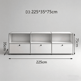 USM Modular Stainless Steel Sideboard | Mid-Century Storage Cabinet | STOOLTOPIA - StoolTopia
