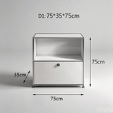 USM Modular Stainless Steel Sideboard | Mid-Century Storage Cabinet | STOOLTOPIA - StoolTopia