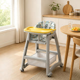 Versatile High Chair: Adjustable Heights, Modern Design, and Superior Comfort for Your Growing Child - StoolTopia