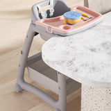 Versatile High Chair: Adjustable Heights, Modern Design, and Superior Comfort for Your Growing Child - StoolTopia