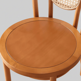 Vintage Bentwood Cane Dining Chair - Classic Rattan Design - StoolTopia