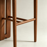 Vintage French Style High Bar Chair, Ash Wood Kitchen Island Stool - StoolTopia
