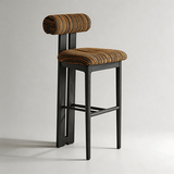 Vintage French Style High Bar Chair, Ash Wood Kitchen Island Stool - StoolTopia