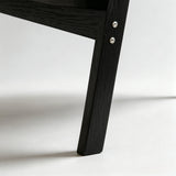 Vintage-Inspired Floral Lounge Chair with Solid Wood Frame - StoolTopia
