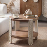 Vintage Round Side Table – 62cm - StoolTopia