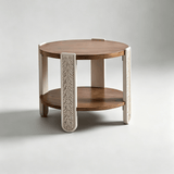 Vintage Round Side Table – 62cm - StoolTopia