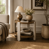 Vintage Round Side Table – 62cm - StoolTopia