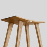 Vintage Saddle Seat Bar Stool - Solid Wood with Woven or Upholstered Options - StoolTopia