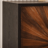 Vintage Sunburst - Inlay Wood Cabinets Collection - StoolTopia