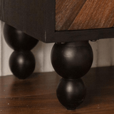 Vintage Sunburst - Inlay Wood Cabinets Collection - StoolTopia