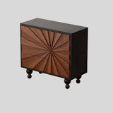 Vintage Sunburst - Inlay Wood Cabinets Collection - StoolTopia