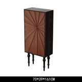 Vintage Sunburst - Inlay Wood Cabinets Collection - StoolTopia