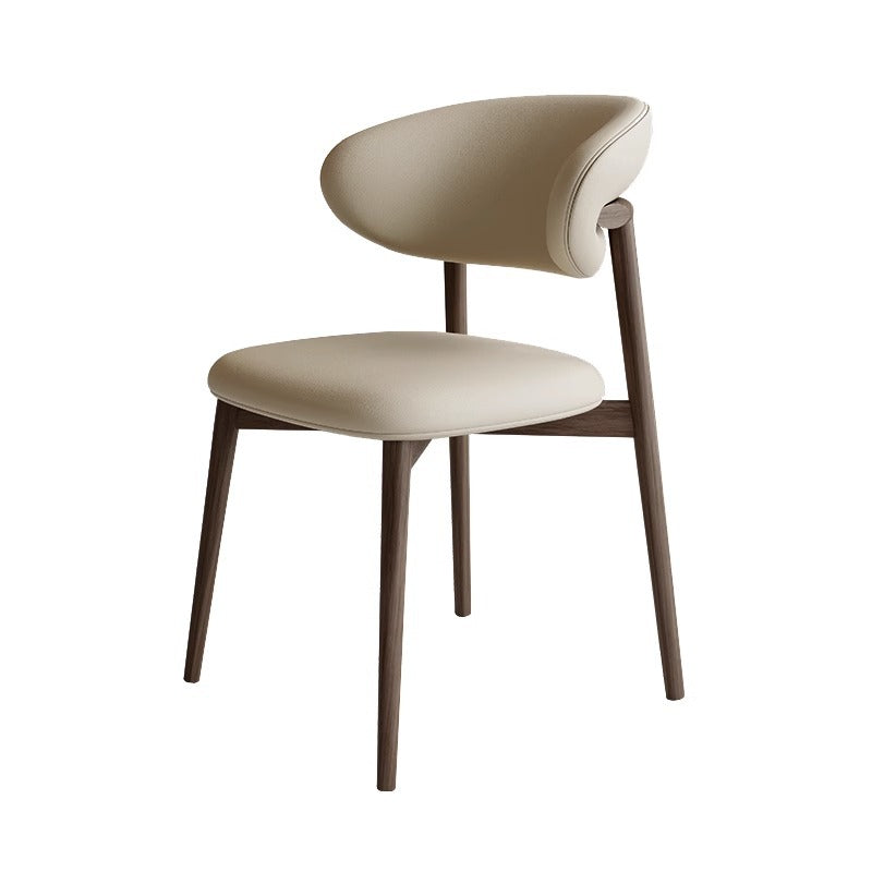 Contemporary Faux Leather Dining Chair - Elegant and Comfortable Seating