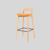 Wooden Luxury Bar Chairs Modern Table Office High Counter Bar Chairs Outdoor Kitchen Dining Room - StoolTopia