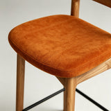 Wooden Luxury Bar Chairs Modern Table Office High Counter Bar Chairs Outdoor Kitchen Dining Room - StoolTopia