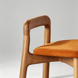 Wooden Luxury Bar Chairs Modern Table Office High Counter Bar Chairs Outdoor Kitchen Dining Room - StoolTopia