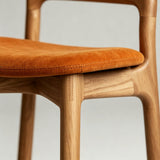 Wooden Luxury Bar Chairs Modern Table Office High Counter Bar Chairs Outdoor Kitchen Dining Room - StoolTopia