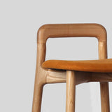 Wooden Luxury Bar Chairs Modern Table Office High Counter Bar Chairs Outdoor Kitchen Dining Room - StoolTopia