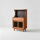 Wooden Sideboard Buffet Cabinet with Storage Drawers and Display Shelf - StoolTopia