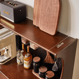 Wooden Sideboard Buffet Cabinet with Storage Drawers and Display Shelf - StoolTopia