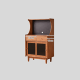 Wooden Sideboard Buffet Cabinet with Storage Drawers and Display Shelf - StoolTopia