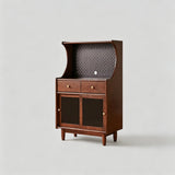 Wooden Sideboard Buffet Cabinet with Storage Drawers and Display Shelf - StoolTopia